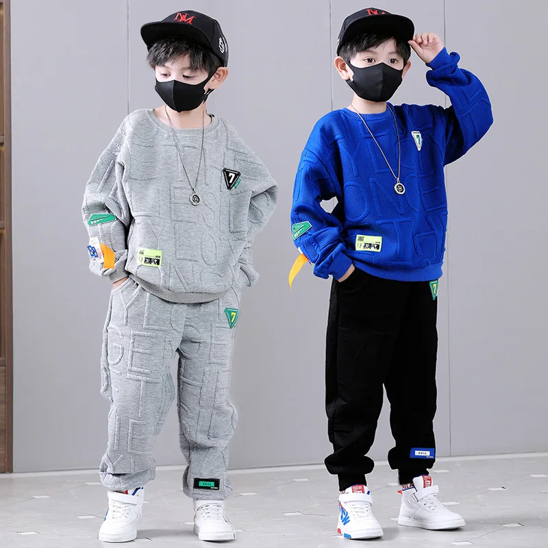 Boys Spring Autumn Clothing Set 2024 New Casual O-neck Fashion Streetwear 2pieces Children Sport Suits 110-170 High Quality
Boys Spring Autumn Clothing Set 2024 New Casual O-neck Fashion Streetwear 2pieces Children Sport Suits 110-170 High Quality