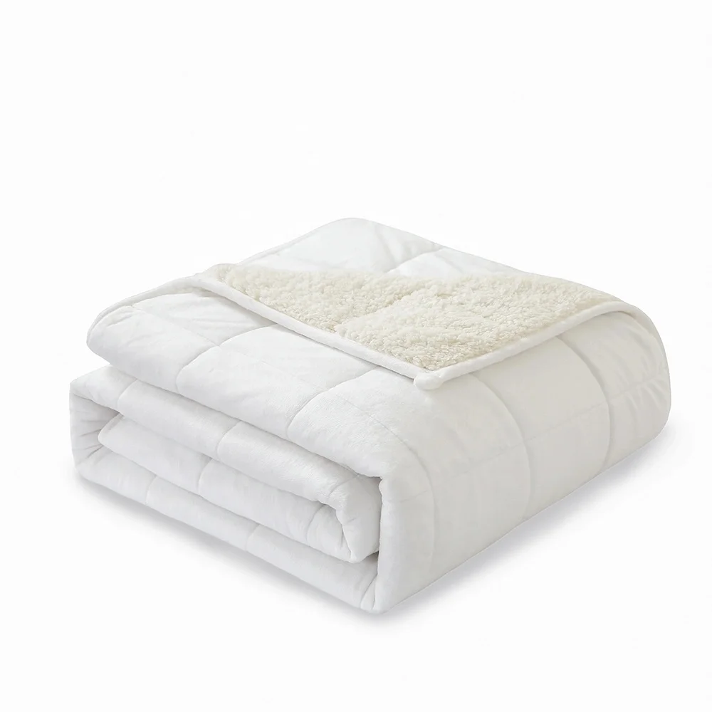 Factory Supply Super Soft Custom Weighted Sherpa Blankets Relieve Anxiety For Adult
Factory Supply Super Soft Custom Weighted Sherpa Blankets Relieve Anxiety For Adult