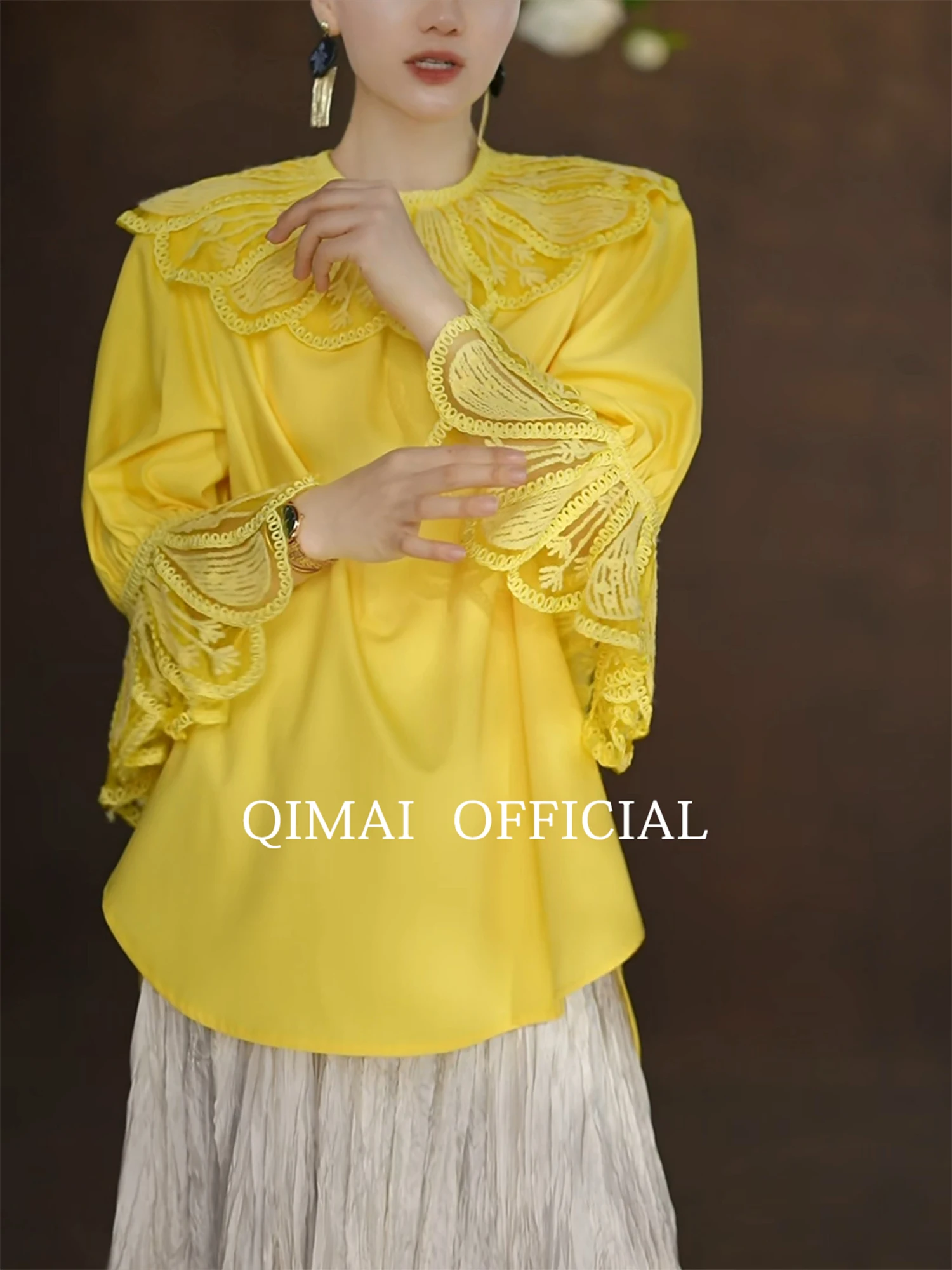 Yellow Long Sleeve Women's Shirt Fashionable Elegant Design Spring Clothing Top Beautiful Matching New 2026 Age-Defying
Yellow Long Sleeve Women's Shirt Fashionable Elegant Design Spring Clothing Top Beautiful Matching New 2026 Age-Defying