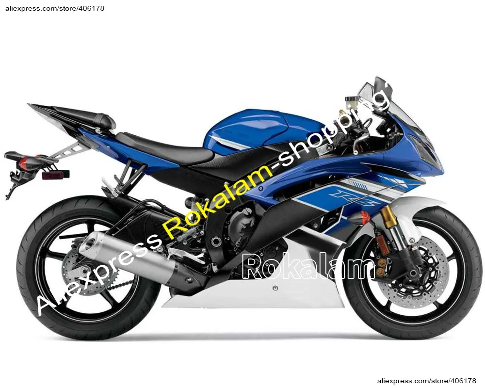 For Yamaha YZF-R6 08 09 10 11 12 13 14 15 16 YZF R6 YZF600 2008-2016 YZFR6 Blue White Fairing Kit (Injection Molding)
For Yamaha YZF-R6 08 09 10 11 12 13 14 15 16 YZF R6 YZF600 2008-2016 YZFR6 Blue White Fairing Kit (Injection Molding)