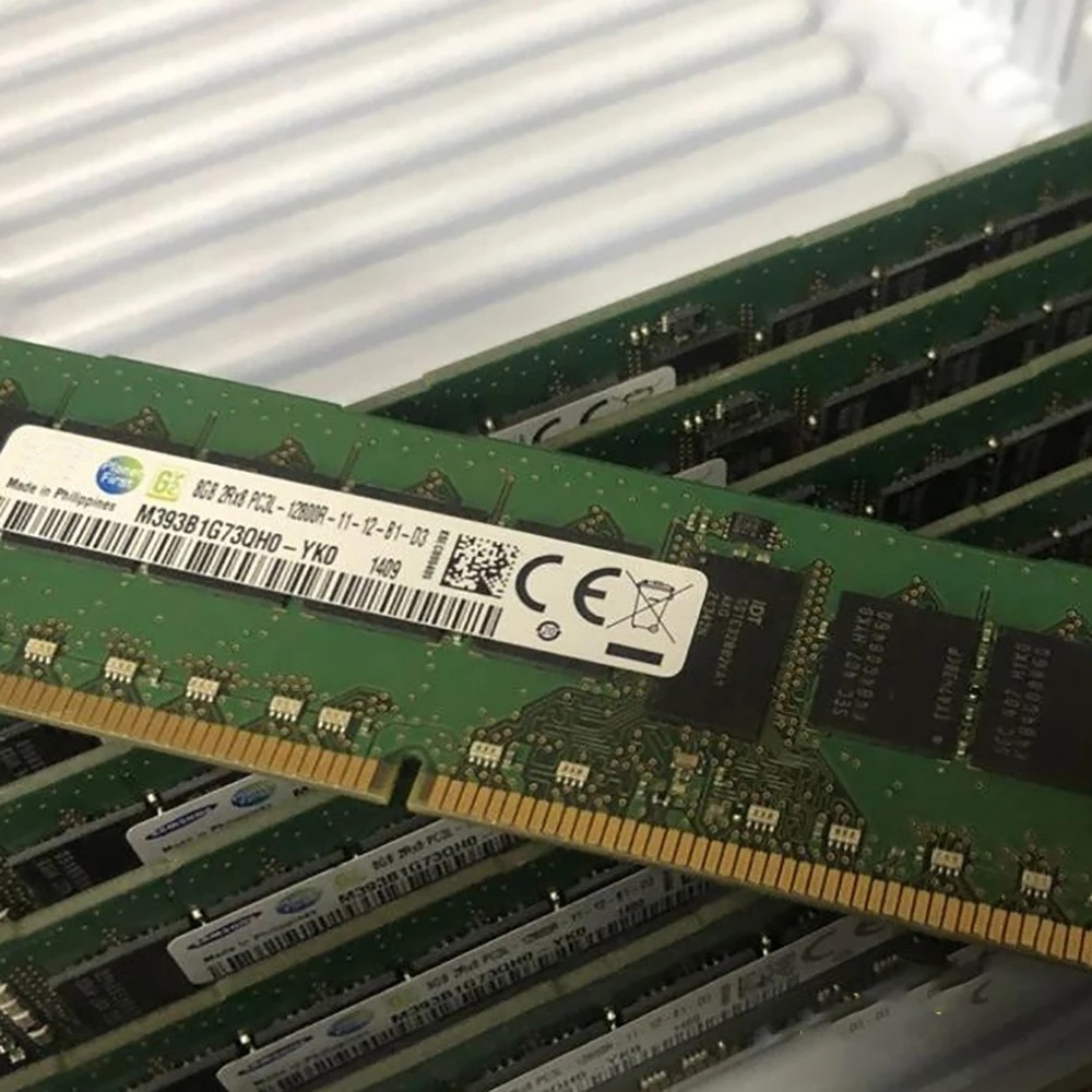 2 шт. Оперативная память для Samsung 8 ГБ DDR3L 1600 ECC REG 2RX8 PC3L-12800R Серверная память M393B1G73QH0-YK0
2 шт. Оперативная память для Samsung 8 ГБ DDR3L 1600 ECC REG 2RX8 PC3L-12800R Серверная память M393B1G73QH0-YK0
