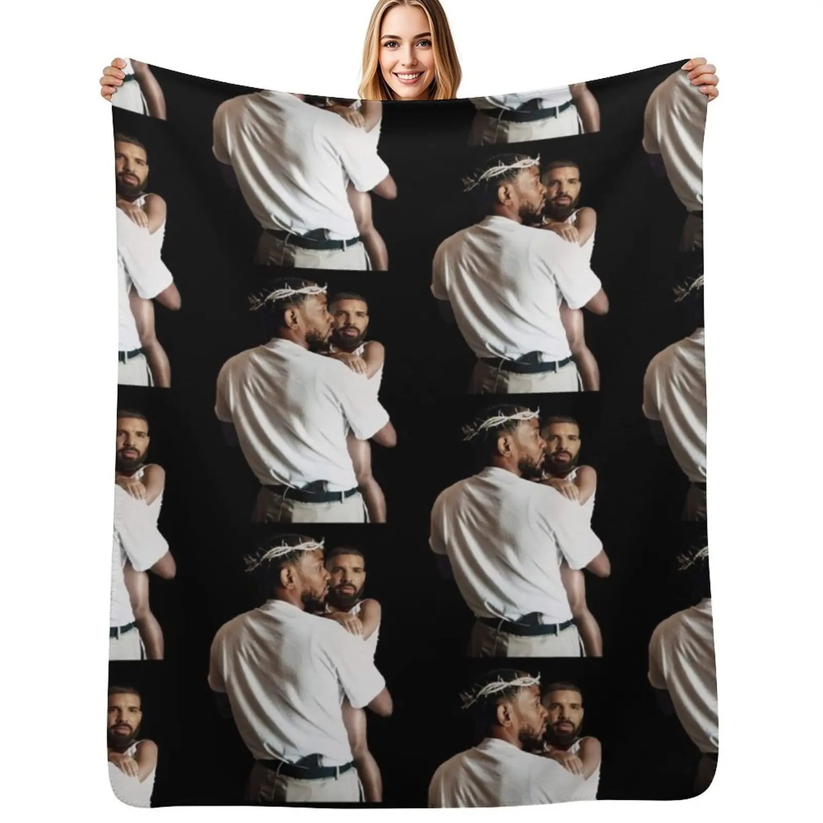 Kendrick Lamar Holding Baby Drake Throw Blanket Soft Warm Blanket Gift for Men Women Adults
Kendrick Lamar Holding Baby Drake Throw Blanket Soft Warm Blanket Gift for Men Women Adults