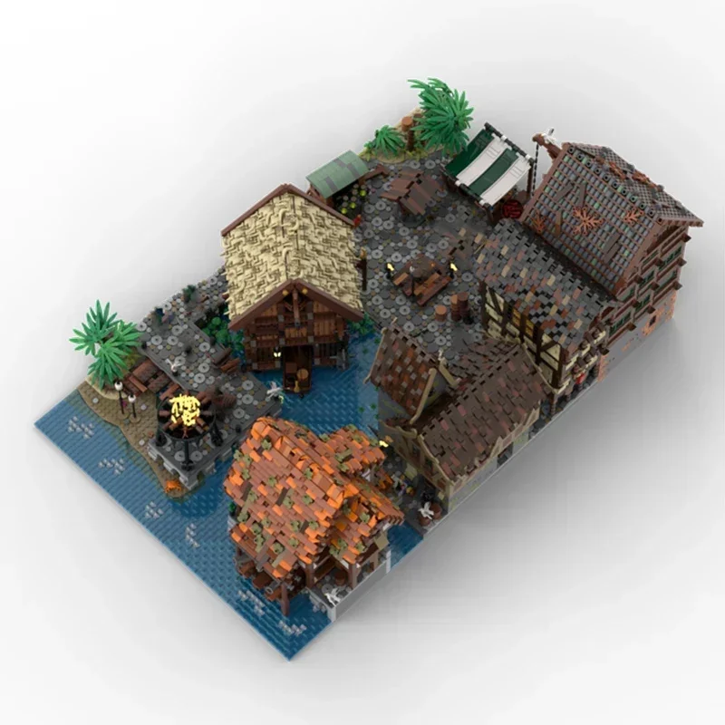 Moc Building Blocks Street View Model Merchant's Story Technical Bricks DIY Assembly Construction Toys For Childr Holiday Gifts
Moc Building Blocks Street View Model Merchant's Story Technical Bricks DIY Assembly Construction Toys For Childr Holiday Gifts