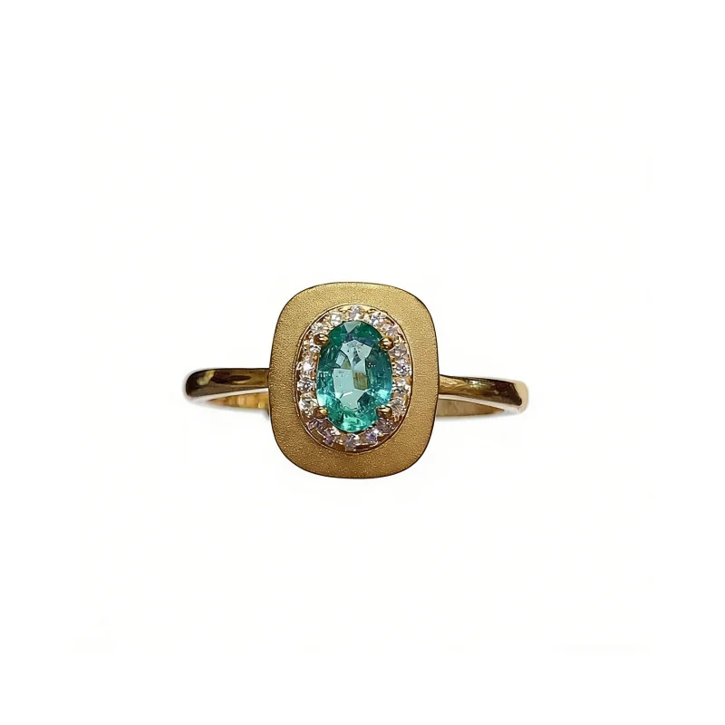 Genuine S925 Sterling Silver Natural Emerald 4x6mm Fine Gem Ring
Genuine S925 Sterling Silver Natural Emerald 4x6mm Fine Gem Ring