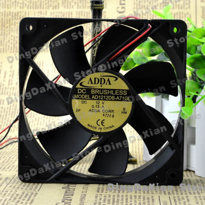 D For ADDA AD1212DB-A71GL DC 12V 0.13A 2Pin 120x120x25mm Case Cooling Fan
D For ADDA AD1212DB-A71GL DC 12V 0.13A 2Pin 120x120x25mm Case Cooling Fan