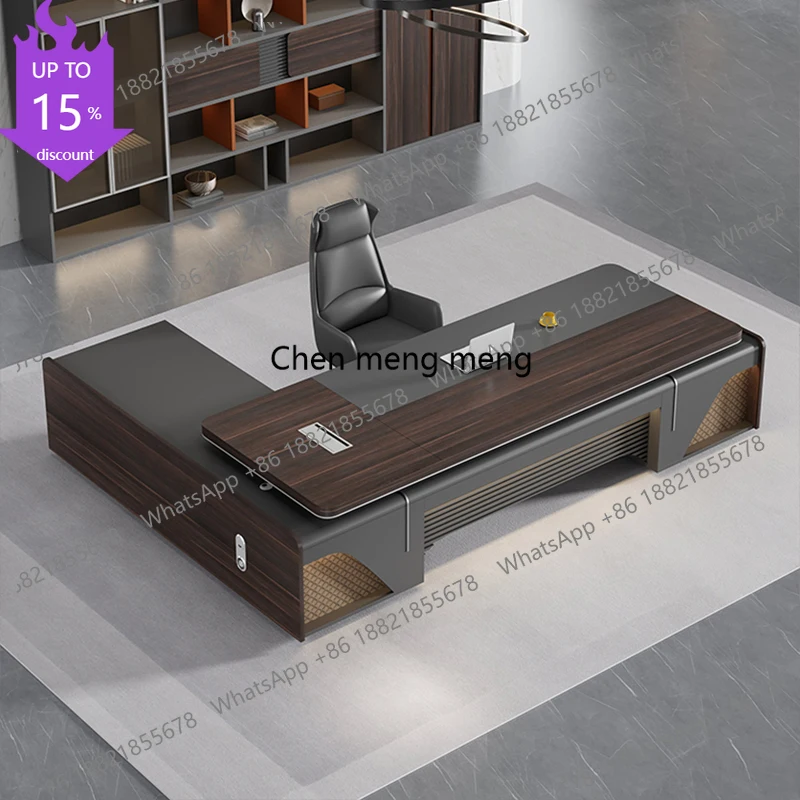 EE182 Light Luxury Boss Table Chair Modern Chinese Reception Design Drawers Office Desk Storage Cabinet Escritorio Oficina Furni
EE182 Light Luxury Boss Table Chair Modern Chinese Reception Design Drawers Office Desk Storage Cabinet Escritorio Oficina Furni