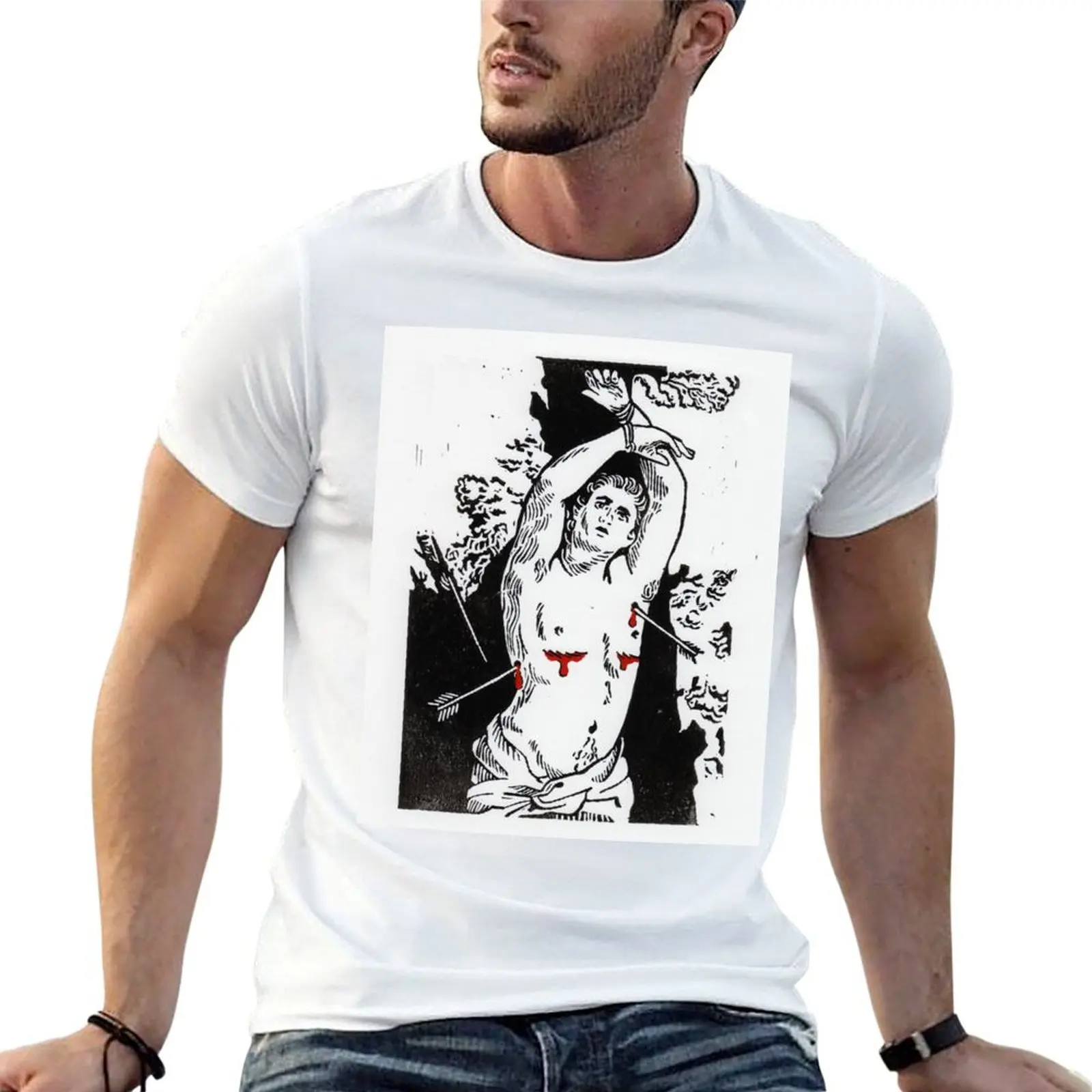 Transmasc St. Sebastian T-Shirt man graphic t shirt man t shirt designer graphic t shirts for man T-shirt
Transmasc St. Sebastian T-Shirt man graphic t shirt man t shirt designer graphic t shirts for man T-shirt