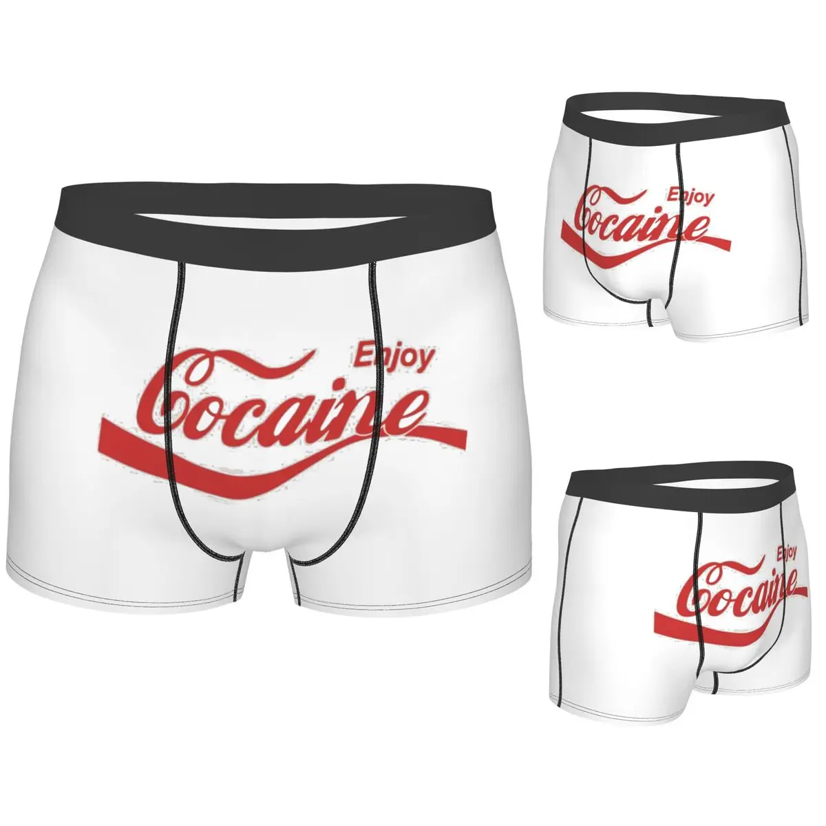 Boxer Underpants Shorts Enjoy Cocaine Panties Men Breathable Underwear for Homme Man Boyfriend Gift
Boxer Underpants Shorts Enjoy Cocaine Panties Men Breathable Underwear for Homme Man Boyfriend Gift
