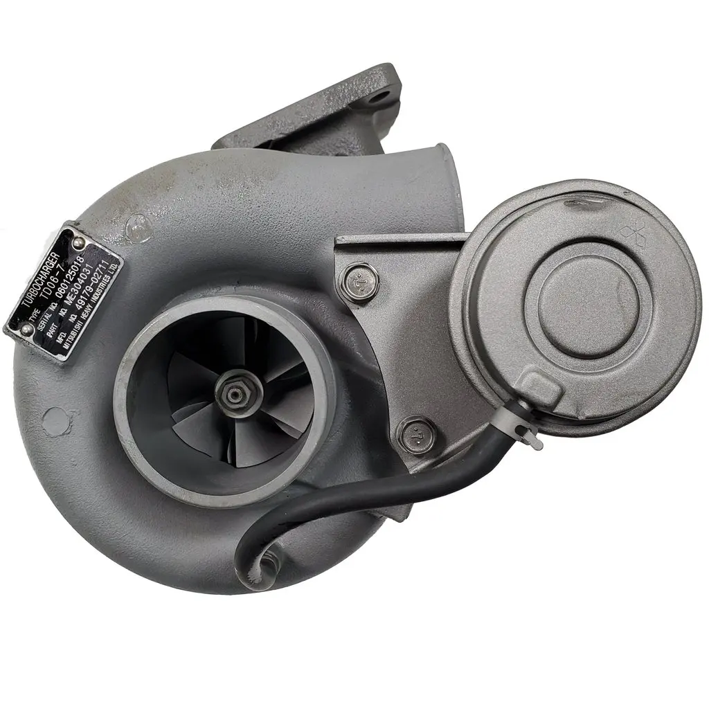 TD06-7 49179-02712 Turbocharger for MIT SUBISHI Fuso 6M60 Engine ME303063 49179-02713 49179-02710 49179-02711 
TD06-7 49179-02712 Turbocharger for MIT SUBISHI Fuso 6M60 Engine ME303063 49179-02713 49179-02710 49179-02711