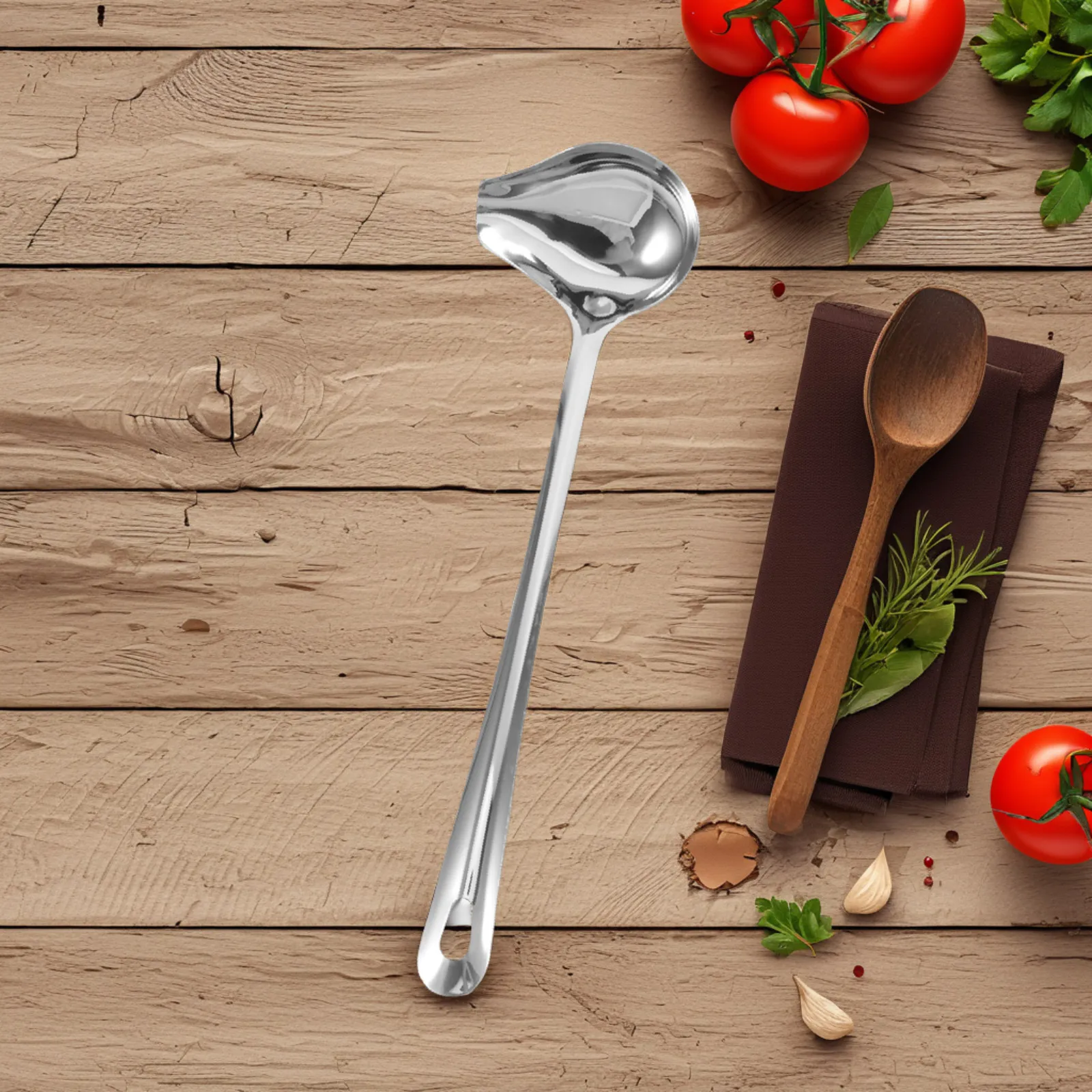 2 Pcs Sauce Drizzle Spoons Stainless Steel Kitchen Scoops for Dispensing Sauces Oil Shrimp Paste Hot Pot Dining Restaurant Use
2 Pcs Sauce Drizzle Spoons Stainless Steel Kitchen Scoops for Dispensing Sauces Oil Shrimp Paste Hot Pot Dining Restaurant Use