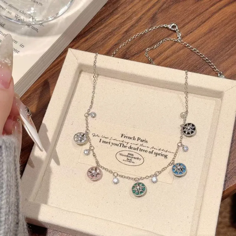 Color Octagram Necklace Female Natural White Shell Light Luxury High Sense Korean Collarbone Chain Exquisite Temperament Necklac
Color Octagram Necklace Female Natural White Shell Light Luxury High Sense Korean Collarbone Chain Exquisite Temperament Necklac