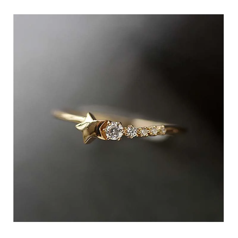 Meteor Exquisite Ring Women's Niche Light Luxury Zircon Star Temperament Opening Adjustable Ring Autumn and Winter Commuting Tid
Meteor Exquisite Ring Women's Niche Light Luxury Zircon Star Temperament Opening Adjustable Ring Autumn and Winter Commuting Tid