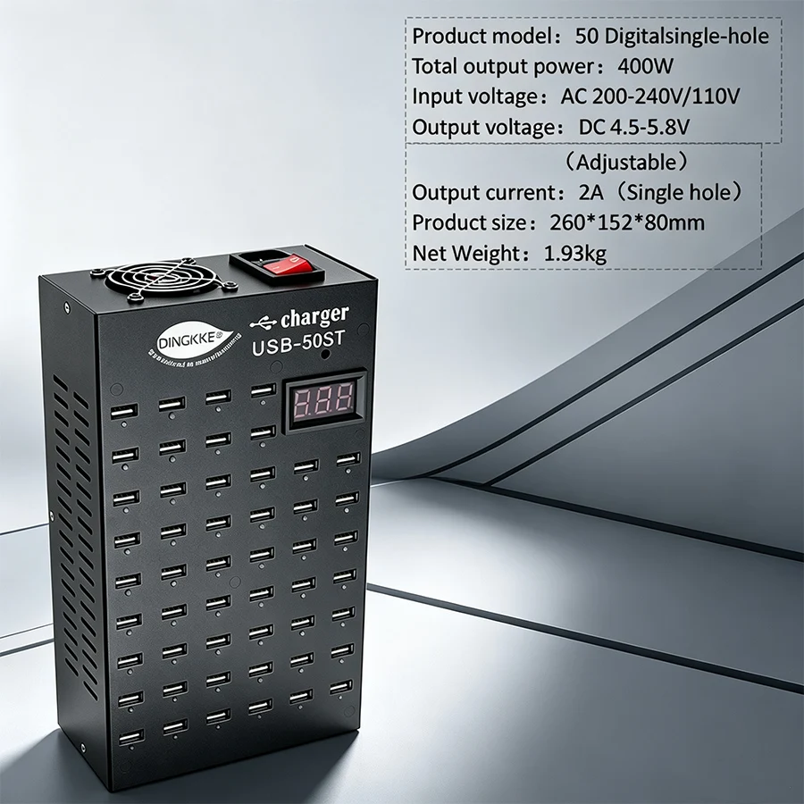 Durable Digital Usb Charger 50 Ports Charging Station for Tablet Computers, Watches, Electronic Devices
Durable Digital Usb Charger 50 Ports Charging Station for Tablet Computers, Watches, Electronic Devices