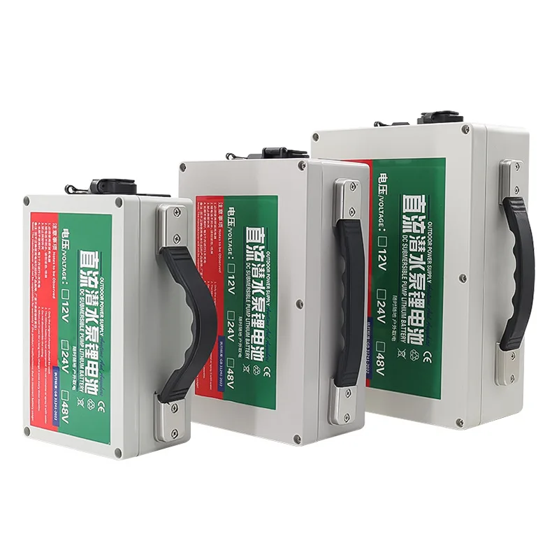 12V DC Submersible Pump Battery 24v48v Outdoor Convenient Battery Compatible Lawn Mower Pump Sprayer
12V DC Submersible Pump Battery 24v48v Outdoor Convenient Battery Compatible Lawn Mower Pump Sprayer