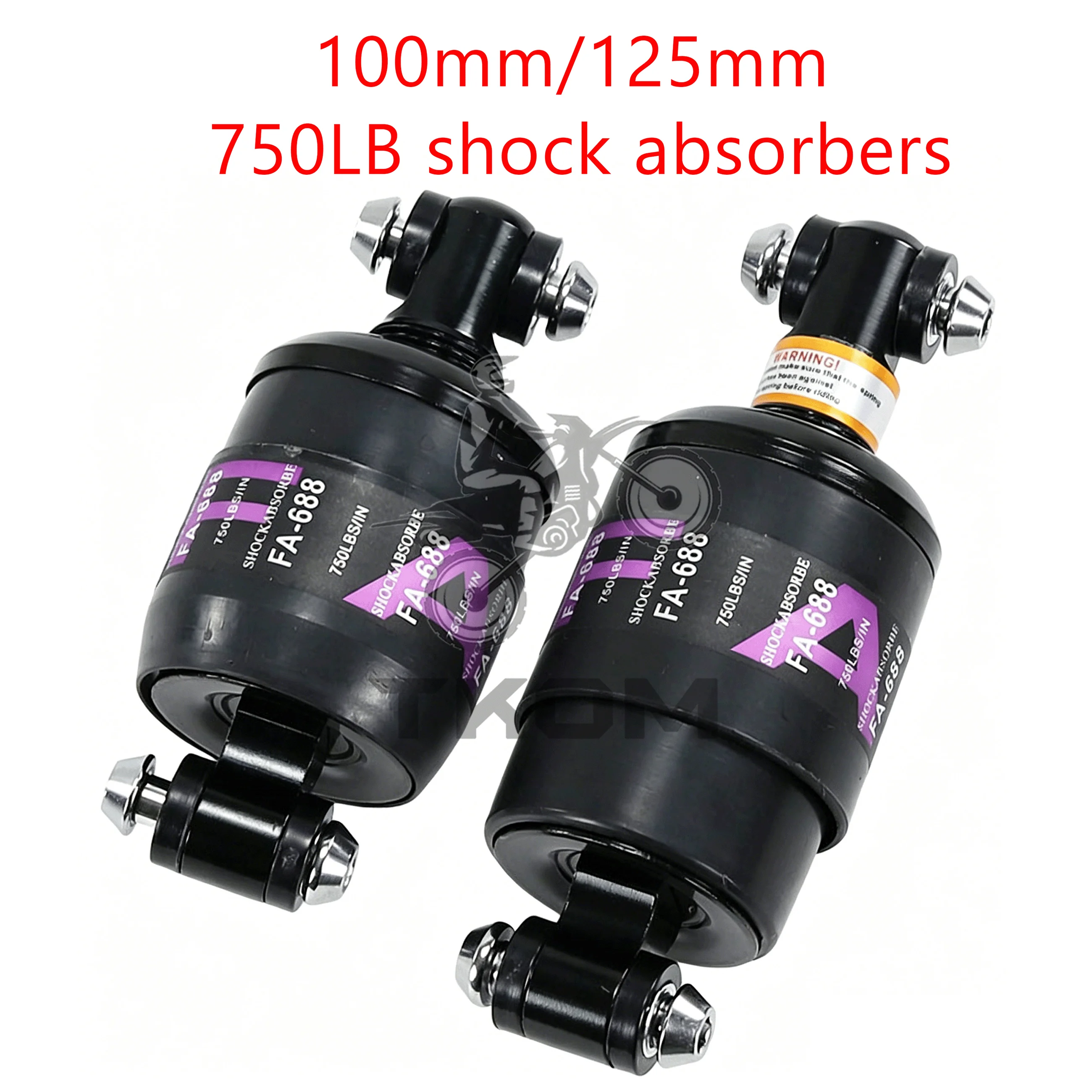Oil Spring Rear Shock Absorber 100mm/125mm 750LB for Electric Scooter Mountain Bike Mountain Bicycle Spare parts
Oil Spring Rear Shock Absorber 100mm/125mm 750LB for Electric Scooter Mountain Bike Mountain Bicycle Spare parts