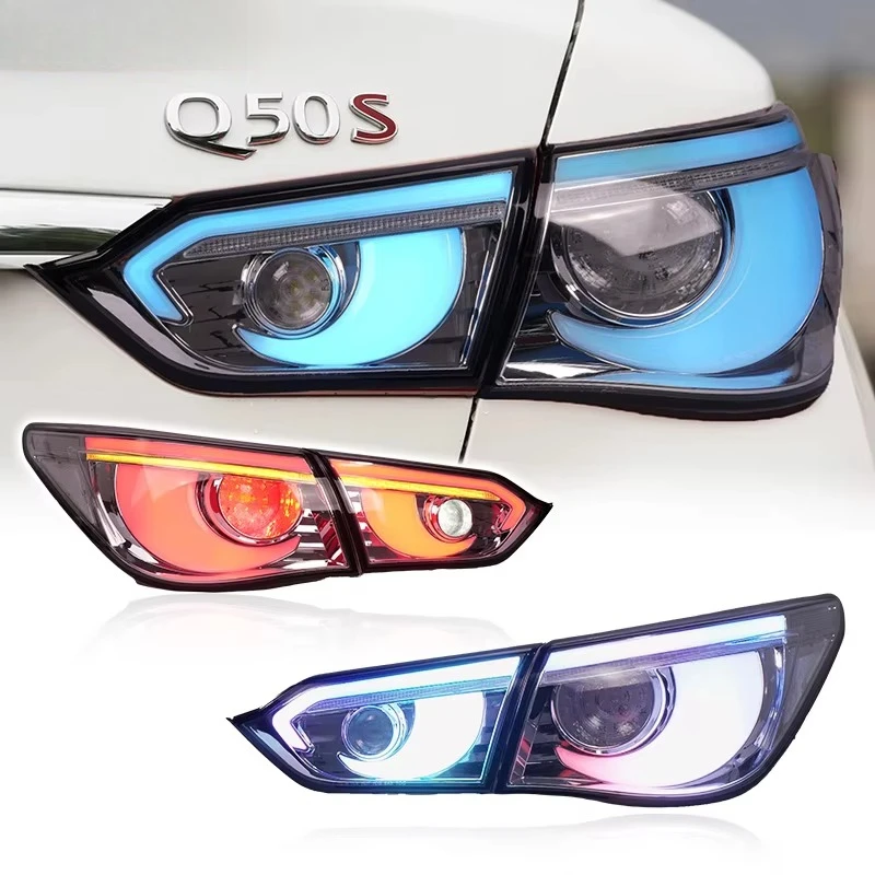 RGB Taillight for Infiniti Q50 Q50s 2013-2017 for Skyline V37 2014-2024 Transparent Brown and Electroplating Style
RGB Taillight for Infiniti Q50 Q50s 2013-2017 for Skyline V37 2014-2024 Transparent Brown and Electroplating Style