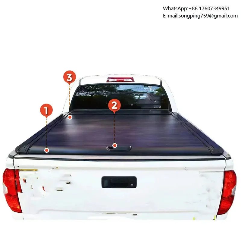 Aluminum Alloy Manual Retractable Pickup Truck Roller Lid Shutter Cover for Isuzu Dmax D Max Tonneau Cover
Aluminum Alloy Manual Retractable Pickup Truck Roller Lid Shutter Cover for Isuzu Dmax D Max Tonneau Cover