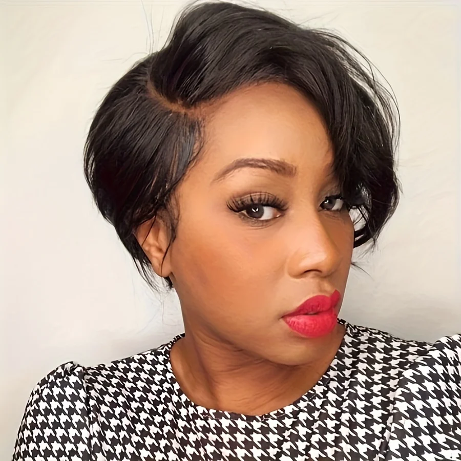 13x1 T Part Lace Front Human Hair Wig For Women Pixie Cut Wig Pre Plucked Transparent Lace Front Human Hair Wig Brazilian Hair
13x1 T Part Lace Front Human Hair Wig For Women Pixie Cut Wig Pre Plucked Transparent Lace Front Human Hair Wig Brazilian Hair