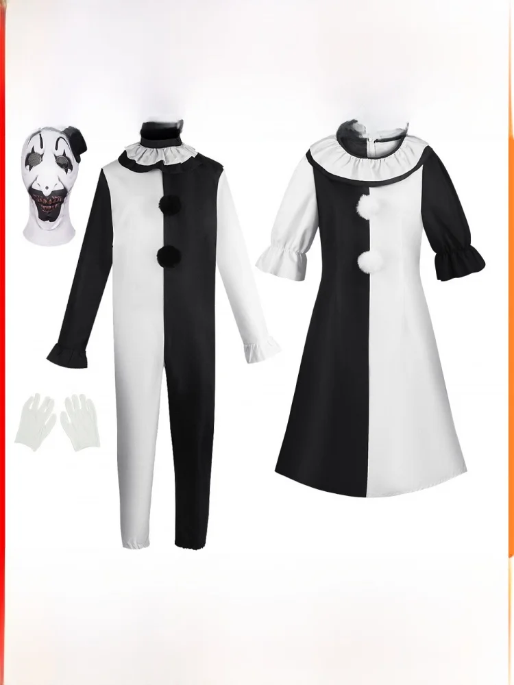 Halloween Terror Clown Cosplay Costume Role-playing Outfit Polyester Material Ladies Ethnic Stage Clothing Traditional Hanfu
Halloween Terror Clown Cosplay Costume Role-playing Outfit Polyester Material Ladies Ethnic Stage Clothing Traditional Hanfu
