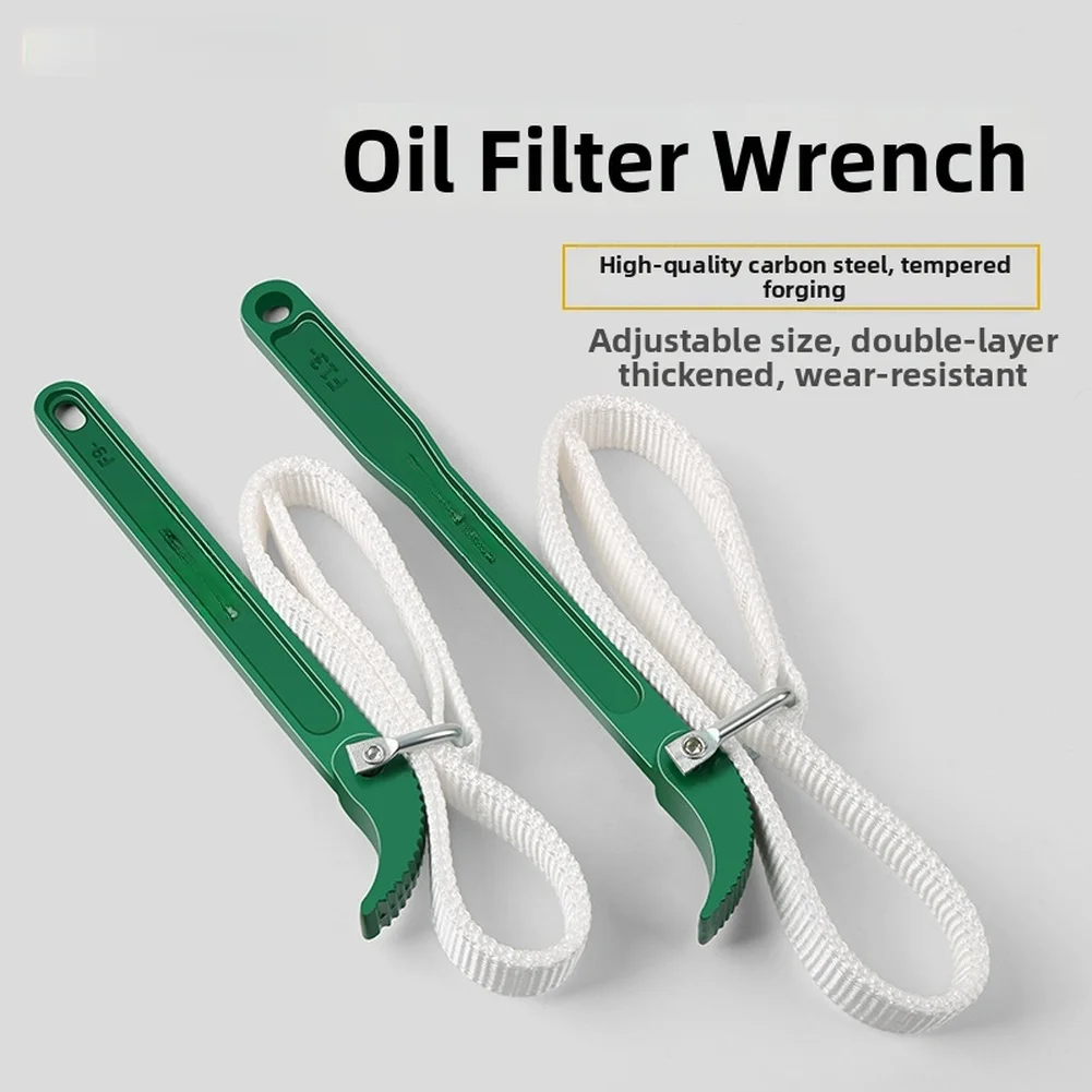 Heavy Duty Adjustable Oil Filter Wrench 9inch 12inch Non Slip Fabric Belt Anti-Slip Removal Tool Adjustable Chain Wrench
Heavy Duty Adjustable Oil Filter Wrench 9inch 12inch Non Slip Fabric Belt Anti-Slip Removal Tool Adjustable Chain Wrench