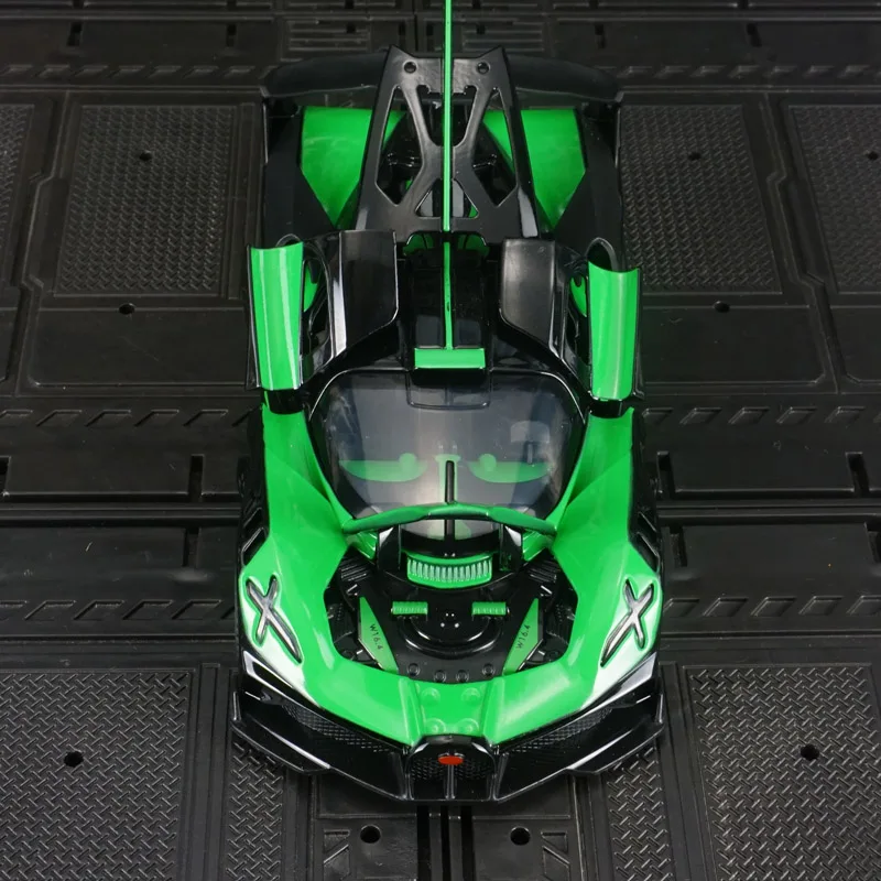 Модель автомобиля Bugatti Bolide из сплава 1:32, двери с обеих сторон, которые можно открыть имеет имитирующие функции звука и освещения.
Модель автомобиля Bugatti Bolide из сплава 1:32, двери с обеих сторон, которые можно открыть имеет имитирующие функции звука и освещения.