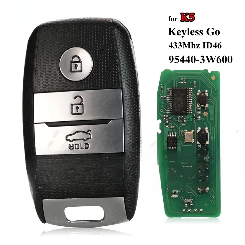 Keyless Go Car Full Smart Remote Key for KIA K5 KX3 Sportage Sorento P/N 95440-D9510 433Mhz ID46 Pcf7952 Fob Control
Keyless Go Car Full Smart Remote Key for KIA K5 KX3 Sportage Sorento P/N 95440-D9510 433Mhz ID46 Pcf7952 Fob Control