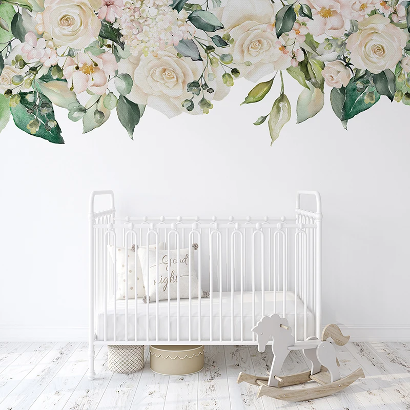 Vintage White Rose Garden Wall Mural Seamless Fabric Wallpaper Self-Adhesive Waterproof Wall Sticker for Bedroom Home Decoration
Vintage White Rose Garden Wall Mural Seamless Fabric Wallpaper Self-Adhesive Waterproof Wall Sticker for Bedroom Home Decoration