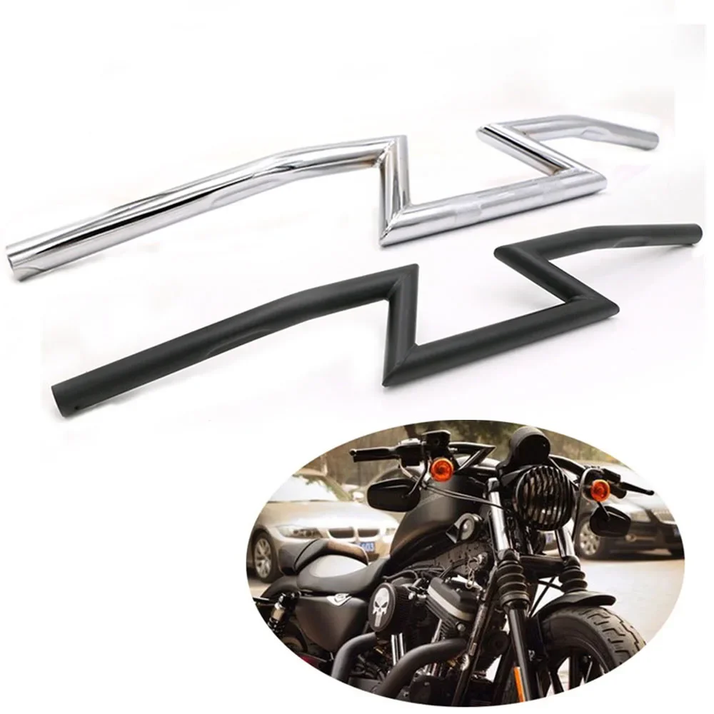 for Harley Sportster Cruiser XL 883 1200 Motorcycle Prince Chopper 7/8 "22mm 1" 25mm Handle Drag Bar Z Model Front Handlebar
for Harley Sportster Cruiser XL 883 1200 Motorcycle Prince Chopper 7/8 "22mm 1" 25mm Handle Drag Bar Z Model Front Handlebar