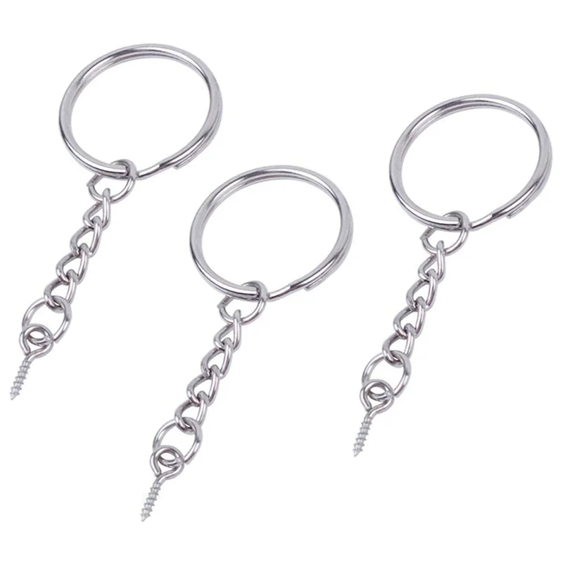 A19F-150 Pieces Metal Swivel Clasps Lanyard Snap Hook Lobster Claw Clasp And Key Rings Keychain With 11Mm Screw Eye Pins
A19F-150 Pieces Metal Swivel Clasps Lanyard Snap Hook Lobster Claw Clasp And Key Rings Keychain With 11Mm Screw Eye Pins