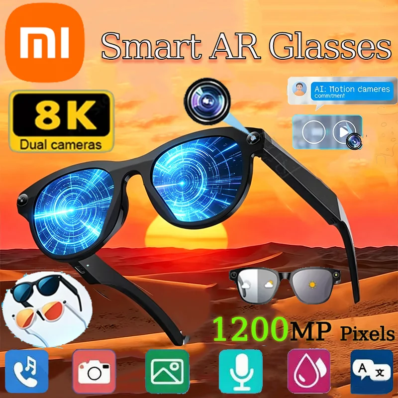 Умные AI-очки Xiaomi 8K с новой камерой 1200 МП HD, изменяющей цвет, поддержкой Chat GPT, Bluetooth-звонками, голосовым помощником и управлением музыкой
Умные AI-очки Xiaomi 8K с новой камерой 1200 МП HD, изменяющей цвет, поддержкой Chat GPT, Bluetooth-звонками, голосовым помощником и управлением музыкой