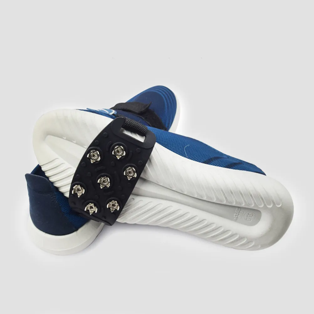2Pcs Outdoor Shoes Cover 7-Stud Zinc Alloy Silicone Ice Snow Adjustable Strap for Men Women Walking Hiking
2Pcs Outdoor Shoes Cover 7-Stud Zinc Alloy Silicone Ice Snow Adjustable Strap for Men Women Walking Hiking