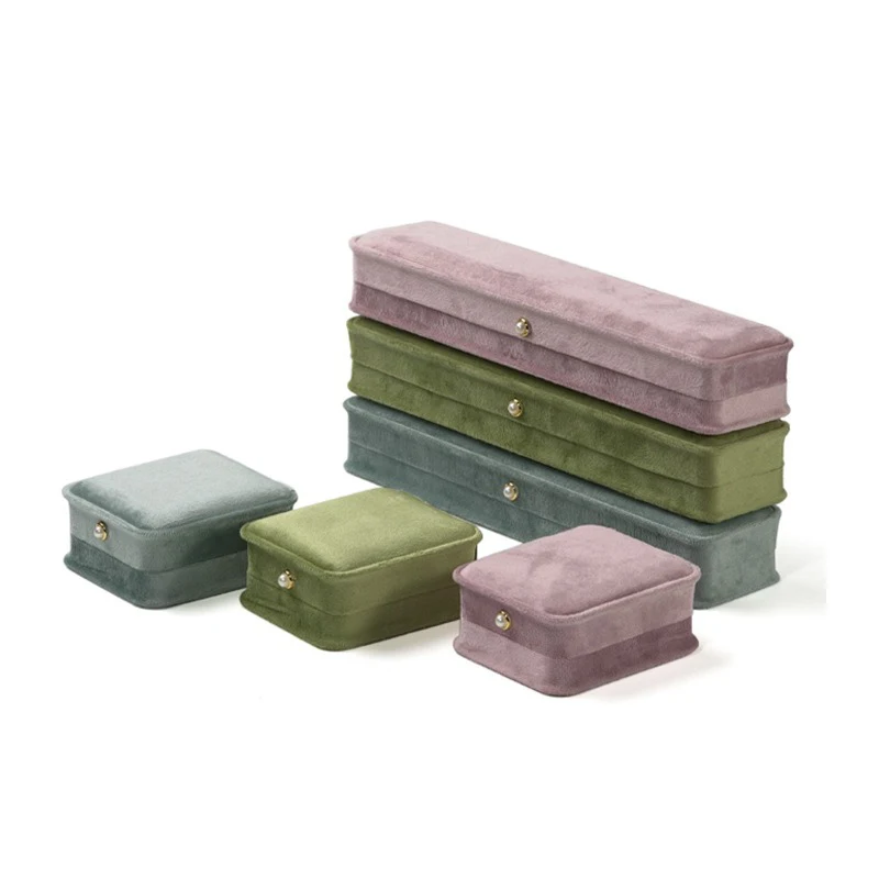 Velvet Jewelry Box Bracelet Bangle Holder Pendant Necklace Storage Organizer Case Gift Packaging Display Pearl Buckle Boxes
Velvet Jewelry Box Bracelet Bangle Holder Pendant Necklace Storage Organizer Case Gift Packaging Display Pearl Buckle Boxes