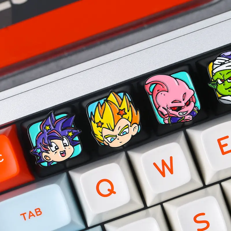 New Dragon Ball Metal Material 3D Personalized Keycap Goku Vegeta Piccolo Vacuum Plating Gaming Mechanical Keyboard Metal Keycap
New Dragon Ball Metal Material 3D Personalized Keycap Goku Vegeta Piccolo Vacuum Plating Gaming Mechanical Keyboard Metal Keycap