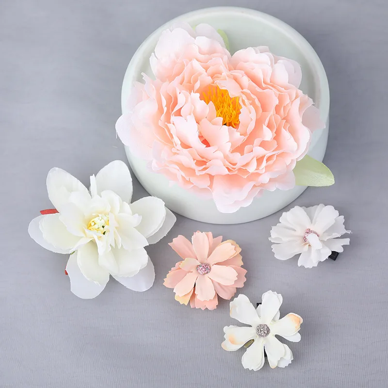 Hanfu silk flower hair accessories, hairpin flower headwear set, flower hair clip, antique style lace clip, children's ancient c
Hanfu silk flower hair accessories, hairpin flower headwear set, flower hair clip, antique style lace clip, children's ancient c
