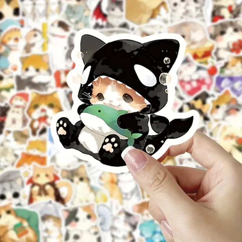 50pcs Matte Cat Stickers - Kitten Design, Residue-Free Removable, Suitable for Phone Cases, Laptops, Water Bottles, Journals
50pcs Matte Cat Stickers - Kitten Design, Residue-Free Removable, Suitable for Phone Cases, Laptops, Water Bottles, Journals