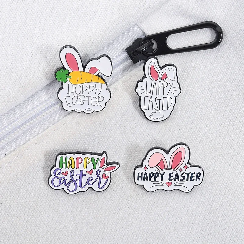 Cute White Rabbit Carrot Enamel Pins Funny Cartoon Happy Easter Bunny Brooches Backpack Lapel Badge Animal Jewelry Gifts Friend
Cute White Rabbit Carrot Enamel Pins Funny Cartoon Happy Easter Bunny Brooches Backpack Lapel Badge Animal Jewelry Gifts Friend