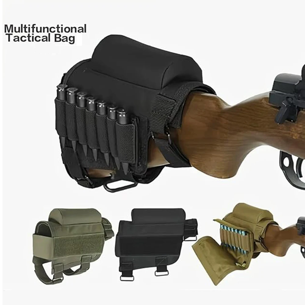Outdoor Multi-Functional Tactical Pouch, High Padded Cheek Pouch, Hunting Pouch for Tactical Accessory and Outdoor Game
Outdoor Multi-Functional Tactical Pouch, High Padded Cheek Pouch, Hunting Pouch for Tactical Accessory and Outdoor Game