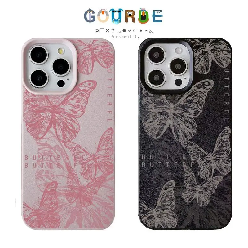 Gourde INS Retro Colorful Butterfly Phone Case for iPhone 14 15 pro max 16 12 13 11 Pro Max XR 7 8 Anti-Scratch Cover Couple
Gourde INS Retro Colorful Butterfly Phone Case for iPhone 14 15 pro max 16 12 13 11 Pro Max XR 7 8 Anti-Scratch Cover Couple