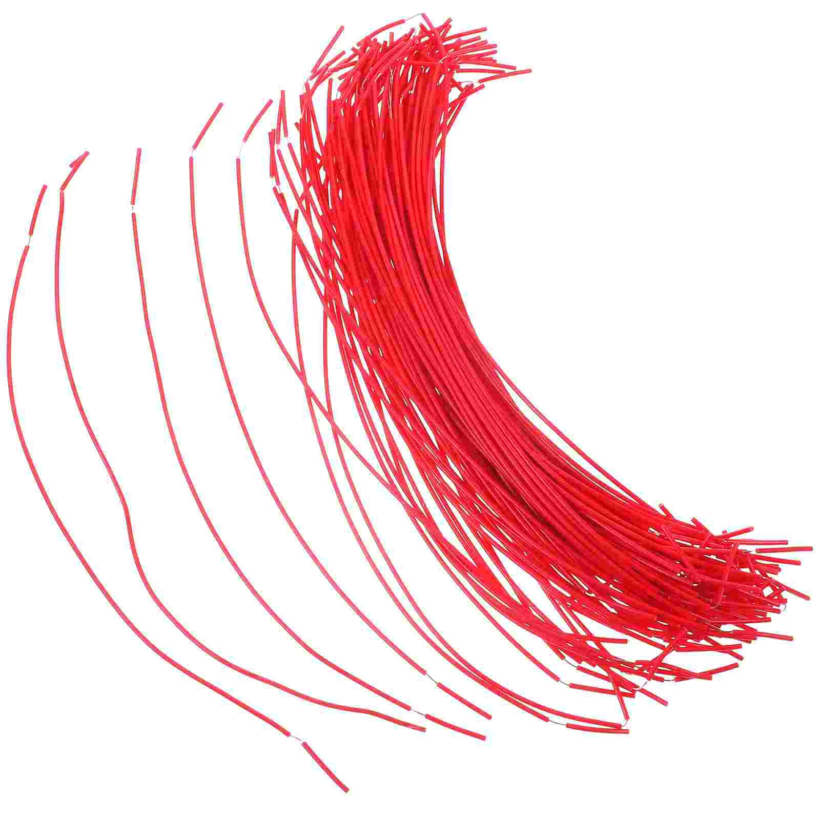 100 Pcs Red AWG24 Half Stripped Wire Connectors Circuit Cable PVC Insulated Copper Teaching Demo Physics Lab Equipment Student
100 Pcs Red AWG24 Half Stripped Wire Connectors Circuit Cable PVC Insulated Copper Teaching Demo Physics Lab Equipment Student