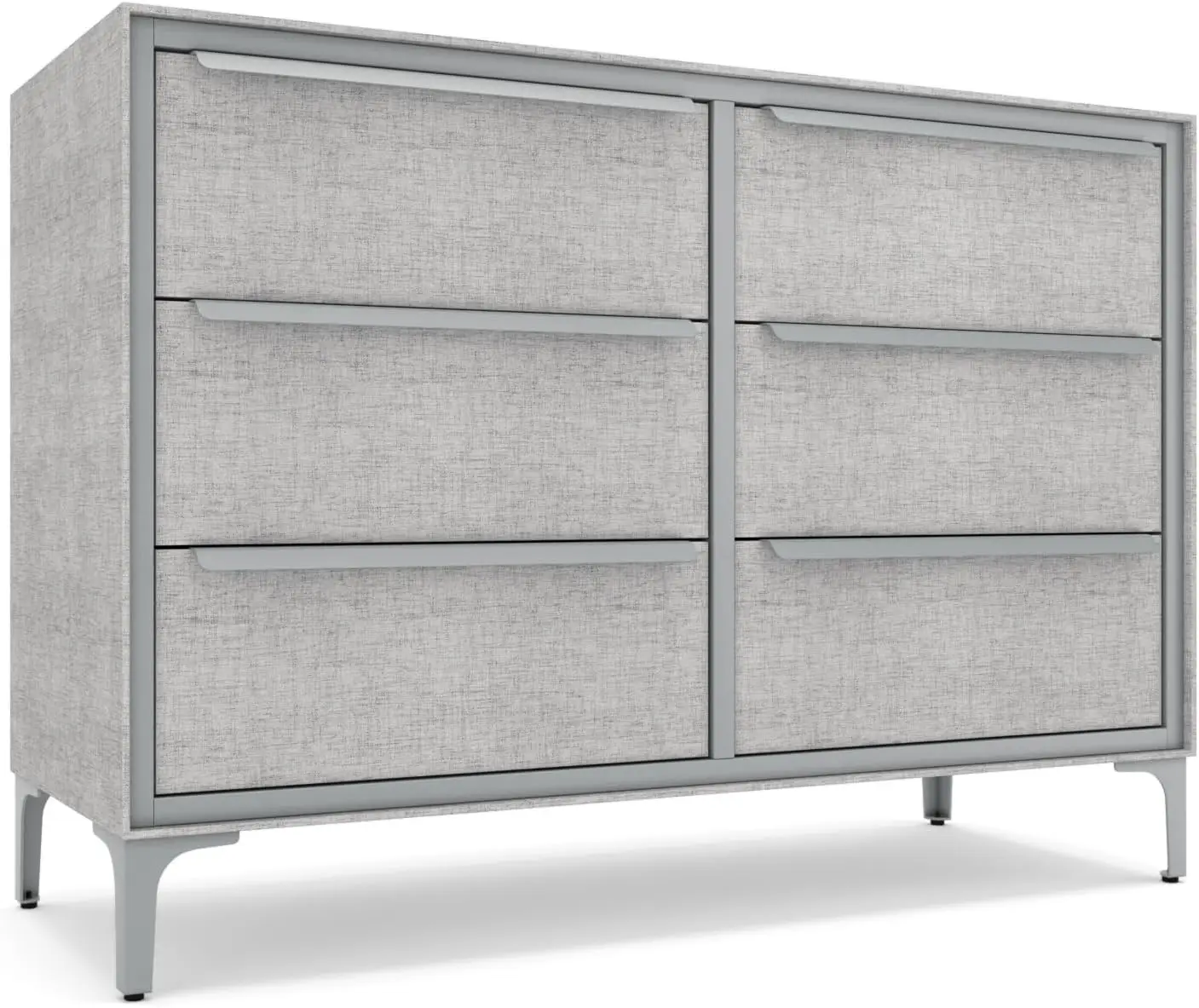 Премиальный тканевый комод с металлическим каркасом, 6 вместительных ящиков, прочное хранение для дома, серебристый
Премиальный тканевый комод с металлическим каркасом, 6 вместительных ящиков, прочное хранение для дома, серебристый