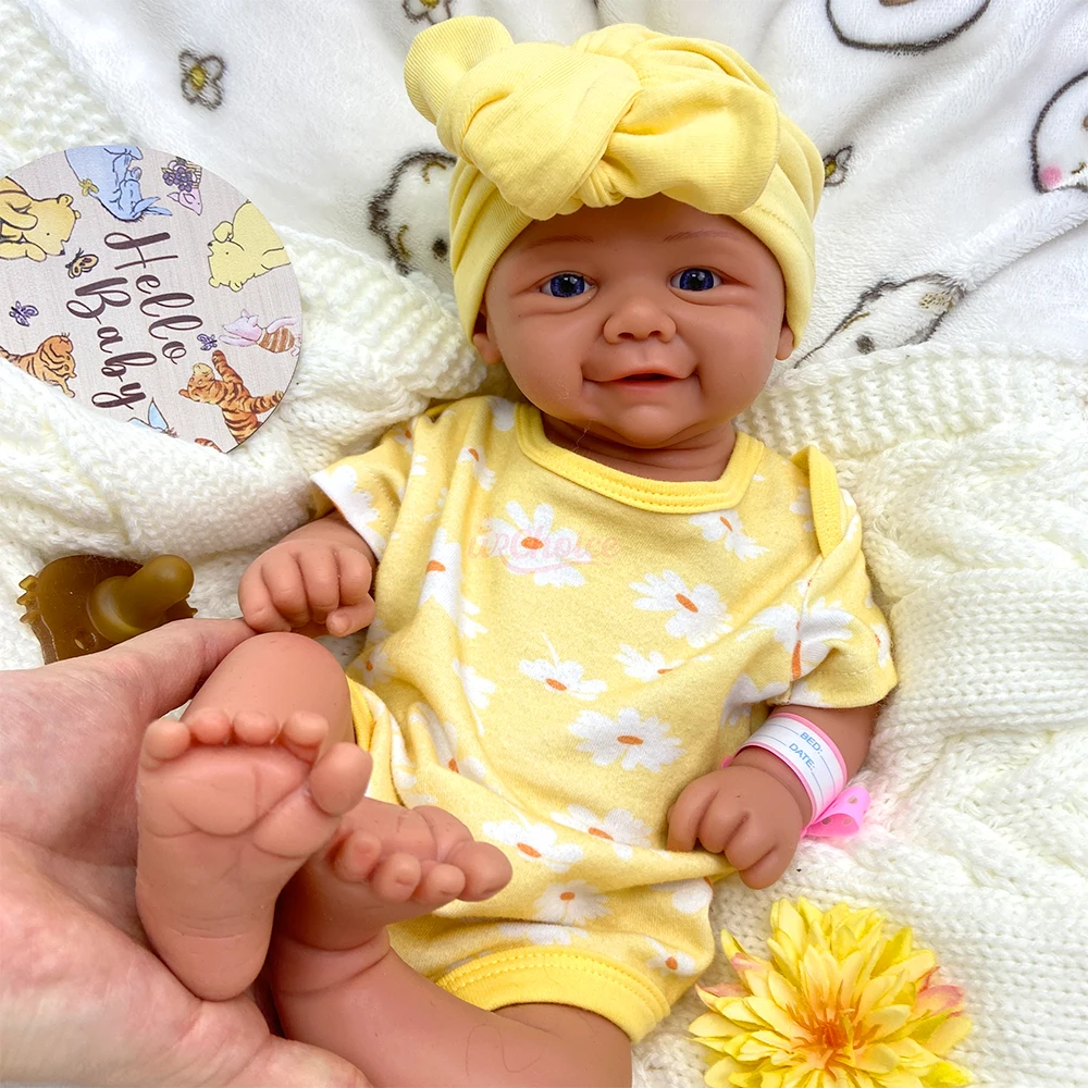 Full Body Silicone Reborn Baby Girl/Boy 17 Inch Vivienne 3D Skin Tone Realistic Weighted Newborn Doll Prop for Movie Production
Full Body Silicone Reborn Baby Girl/Boy 17 Inch Vivienne 3D Skin Tone Realistic Weighted Newborn Doll Prop for Movie Production