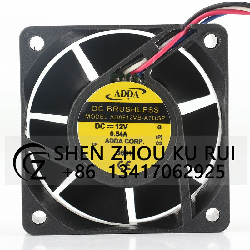Original ADDA DC12V 0.54A 6025 AD0612VB-A7BGP server Temperature control 6cm Fan speed regulation 60 x 60 x 25MM
Original ADDA DC12V 0.54A 6025 AD0612VB-A7BGP server Temperature control 6cm Fan speed regulation 60 x 60 x 25MM