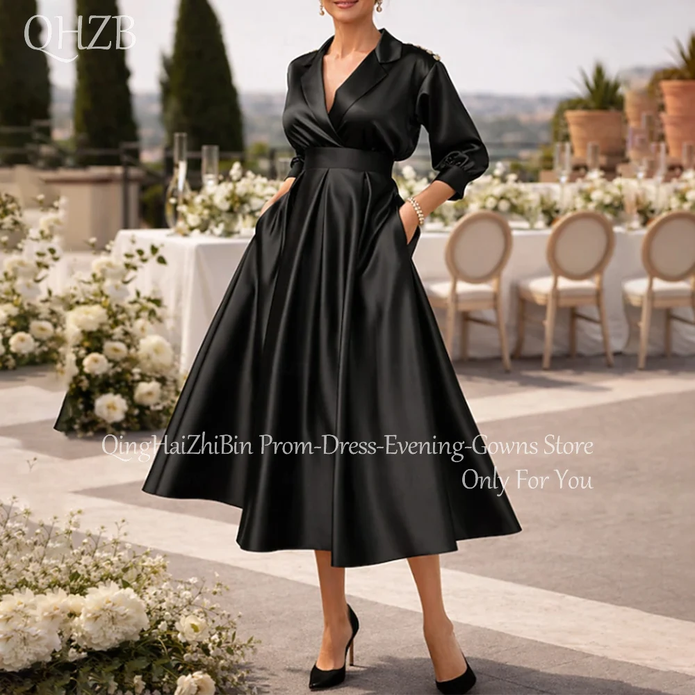 Customized New In Elegant Mother of the Bride Dresses Half Sleeve Tea-Length A-Line Wedding Guest Party Groom Dress 2026
Customized New In Elegant Mother of the Bride Dresses Half Sleeve Tea-Length A-Line Wedding Guest Party Groom Dress 2026