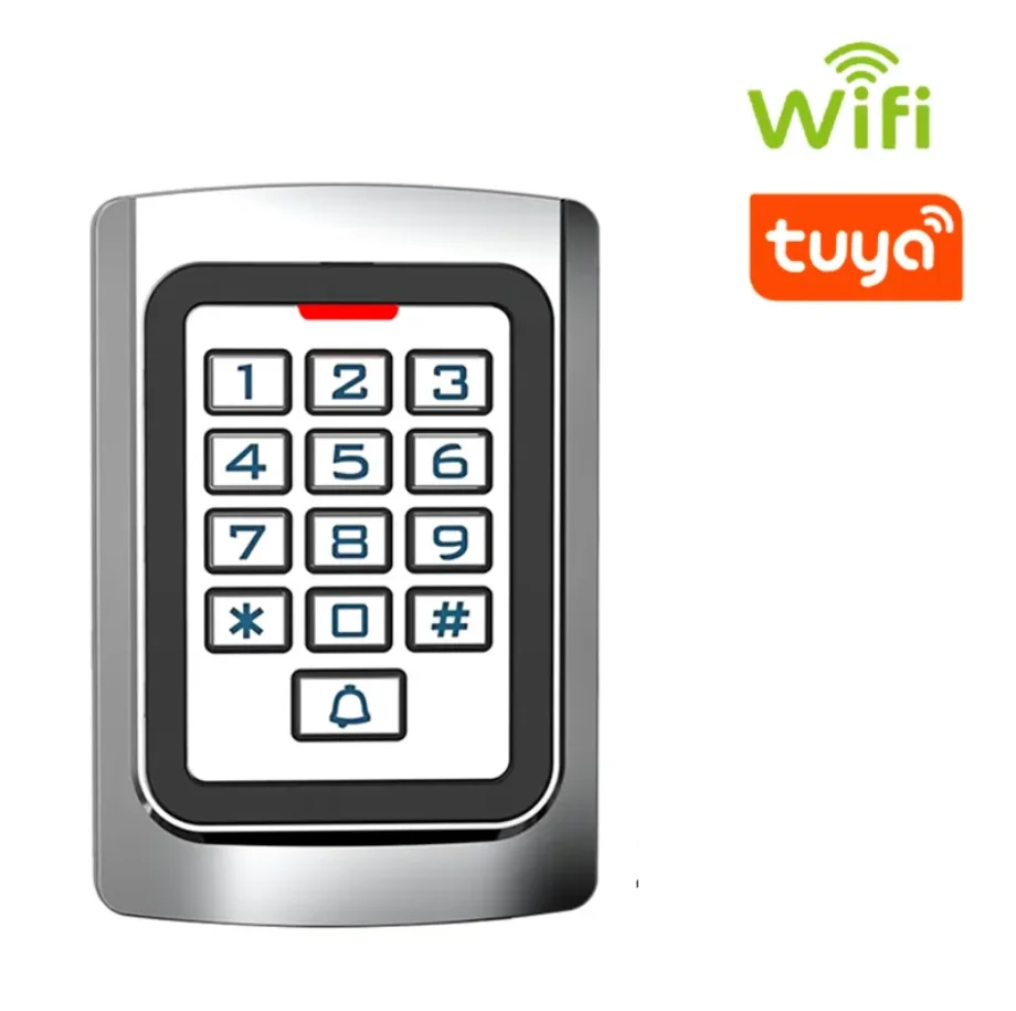Tuya wifi Weather proof Standalone 125KHZ RFID Reader & Keypad Pin code Door gate lock opener Access Control Metal Keypad Case
Tuya wifi Weather proof Standalone 125KHZ RFID Reader & Keypad Pin code Door gate lock opener Access Control Metal Keypad Case