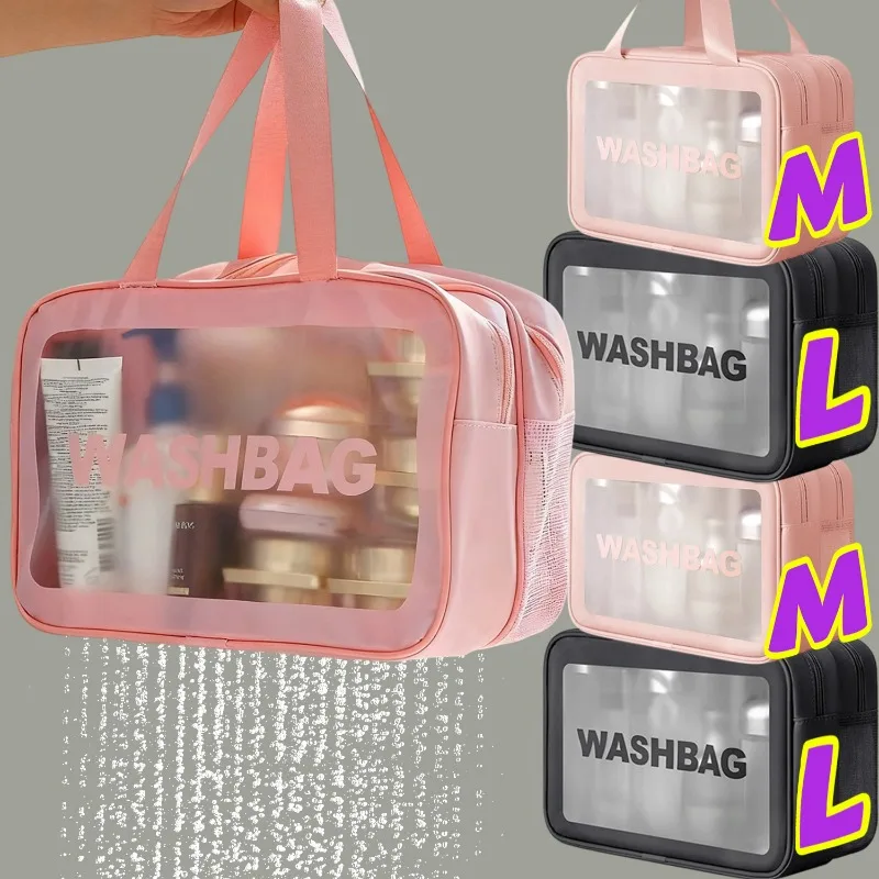 Fashion Dry-Wet Separation Partition Toiletry Bag Large Capacity Transparent PVC Makeup Bag Women Men Double-Layer Cosmetic Case
Fashion Dry-Wet Separation Partition Toiletry Bag Large Capacity Transparent PVC Makeup Bag Women Men Double-Layer Cosmetic Case