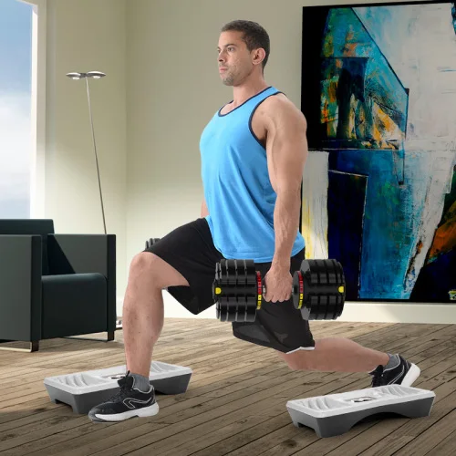 Гантели регулируемые с нескользящим захватом, для тренировок в тренажерном зале, с подносом, для склада в США-80 фунтов
Гантели регулируемые с нескользящим захватом, для тренировок в тренажерном зале, с подносом, для склада в США-80 фунтов