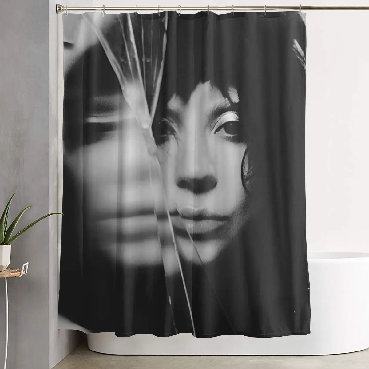 Lady Gaga Mayhem Album Shower Curtain Bathroom Polyester Waterproof Bath Curtains with Hooks
Lady Gaga Mayhem Album Shower Curtain Bathroom Polyester Waterproof Bath Curtains with Hooks