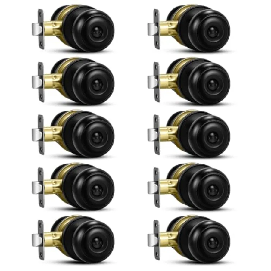 Door knobs, Keyless Interior Door Locks, Round Ball Keyless Doorknobs with Lock Privacy Door Handle for Bedroom Bathroom
Door knobs, Keyless Interior Door Locks, Round Ball Keyless Doorknobs with Lock Privacy Door Handle for Bedroom Bathroom