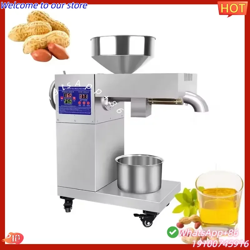 2026Hot Press Oil Machine Stainless Steel 304 LCD Screen Automatic Oil Press Extractor Machine for Nuts Seeds and Beans
2026Hot Press Oil Machine Stainless Steel 304 LCD Screen Automatic Oil Press Extractor Machine for Nuts Seeds and Beans
