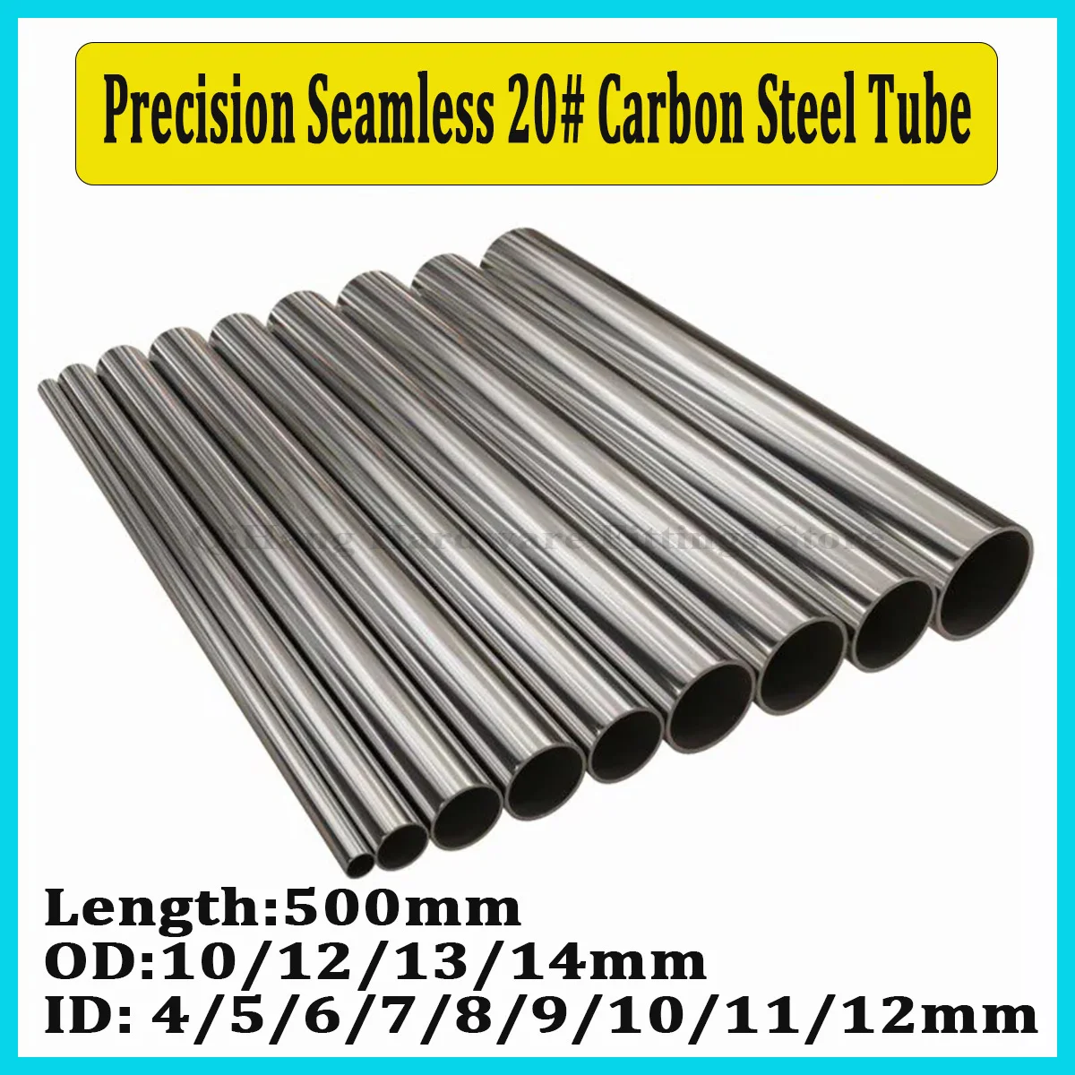 1Pcs 500mm Precision Seamless 20# Carbon Steel Tube, Hollow Round Metal Pipe OD10-14mm ID4-12mm for Home DIY & CNC Machining
1Pcs 500mm Precision Seamless 20# Carbon Steel Tube, Hollow Round Metal Pipe OD10-14mm ID4-12mm for Home DIY & CNC Machining